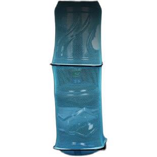 钓鱼王方形鱼护新款野钓专用方形小网眼防挂小型便携加厚速干渔护