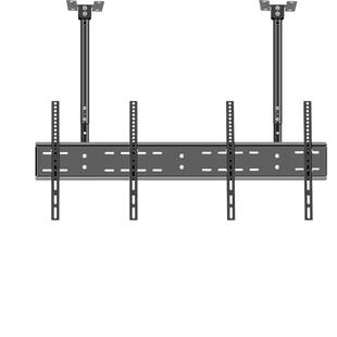 通用拼接屏电视机吊架奶茶商店连排吸顶广告传媒可伸缩多双屏三屏