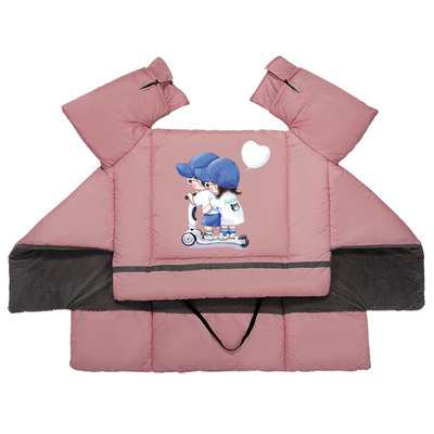 电动车冬季三合一新型挡风被小牛u2冬款皮面防水防污雪威绿源