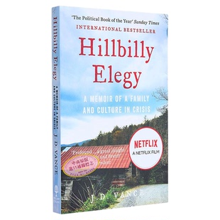 乡下人的悲歌 英文原版 美国底层关联阅读 Hillbilly Elegy JD Vance 万斯乡下人的悲歌英文版 可搭 特朗普自传英文版 马斯克传