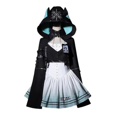 原创电子猫猫lolita套装