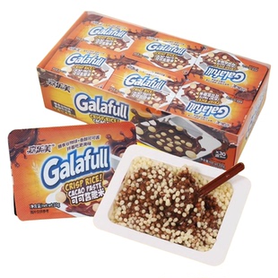 嘉乐芙可可酱脆米谷物米花巧克力学生小孩零食朱古力休闲食品