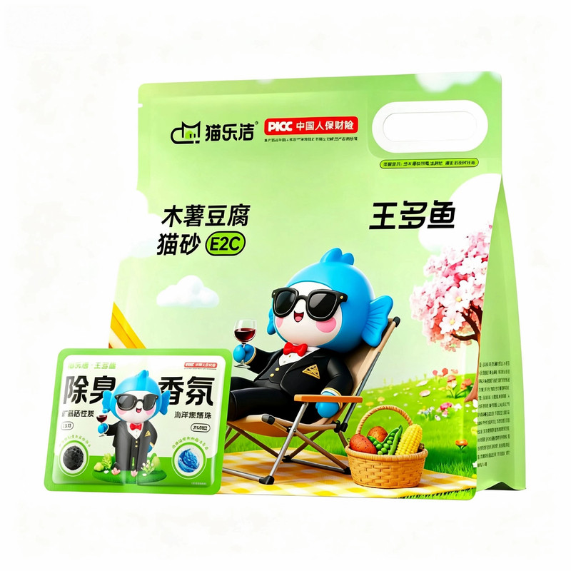 猫乐洁木薯豆腐混合猫砂