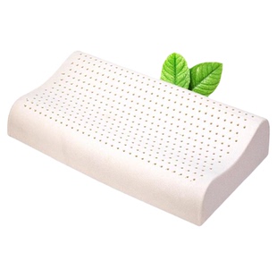泰国天然乳胶枕大学生枕头宿舍枕芯儿童高中生单人专用高低波浪枕