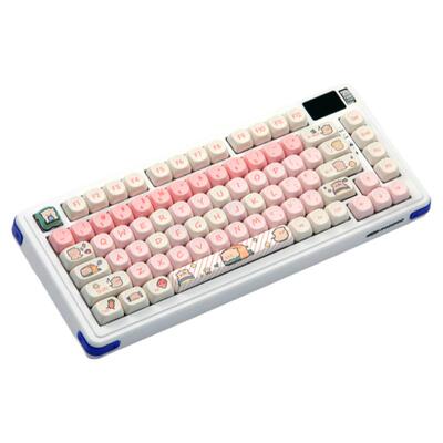 C75Pro三模RGB机械键盘PBT显示屏