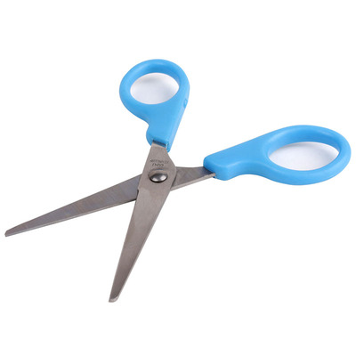 得力剪刀6009 Deli办公家用剪刀剪子 省力不锈钢裁纸剪刀178mm