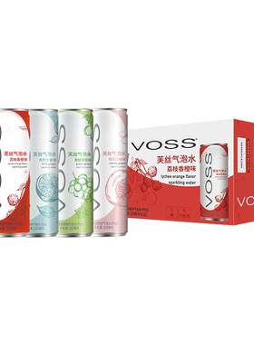 Voss芙丝气泡水330ml*12罐
