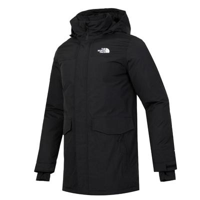 【自营】北面羽绒服男款户外550蓬鹅绒防风连帽中长款外套4U814H0