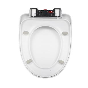 通用马桶盖 加厚坐便器盖板缓降坐便盖U型V型O型老式座便器马桶盖