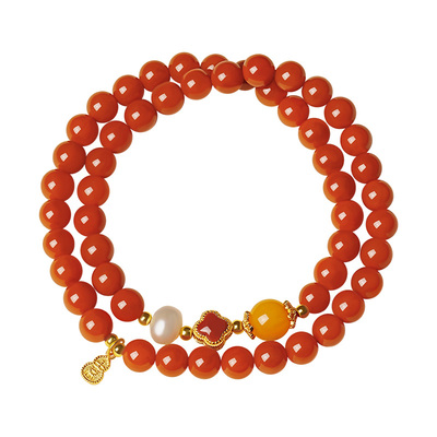 宫里上新天然正品南红玛瑙手串