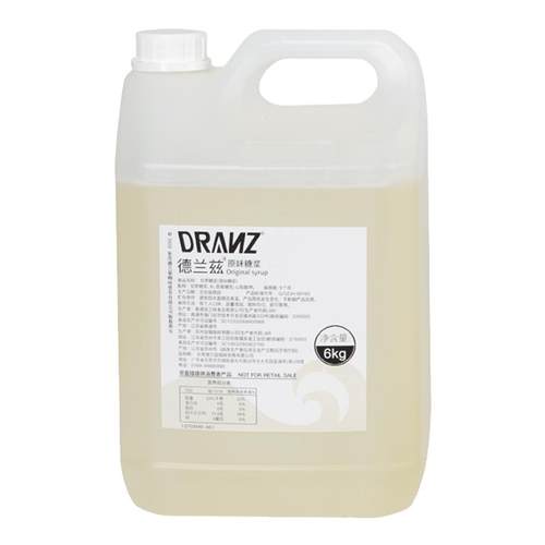 德兰兹糖浆奶茶专用咖啡柠檬茶蔗糖商用果糖调酒甘蔗原味转化糖浆