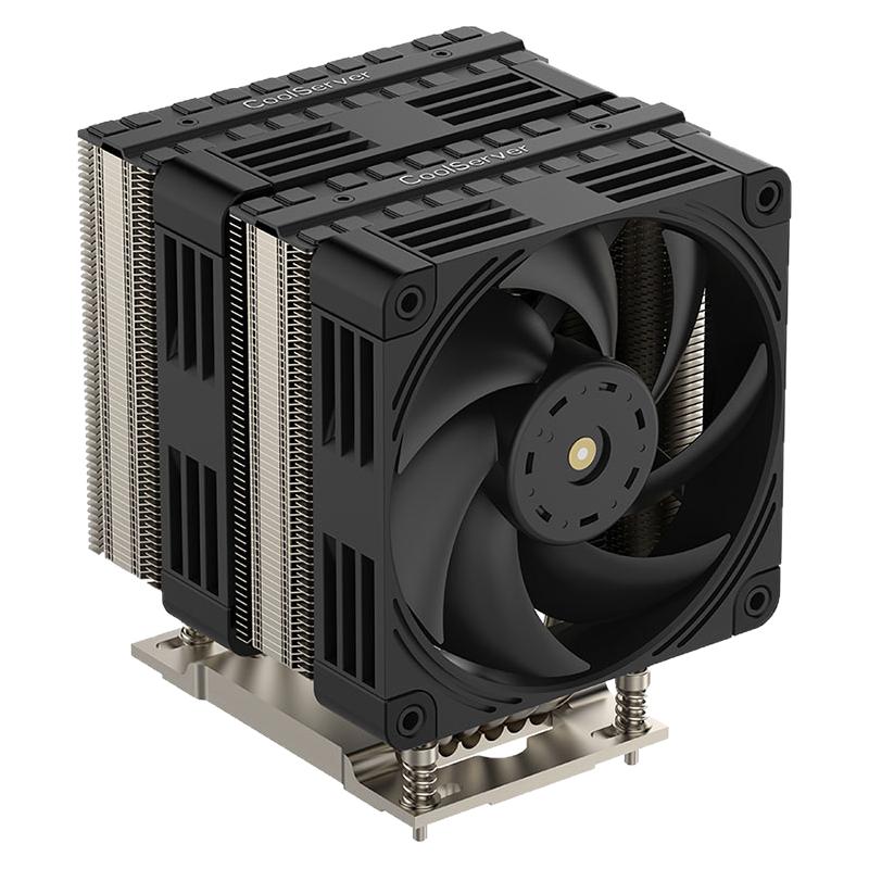 研志金钱豹6热管大双塔CPU散热器工控服务器AMDSP3/5/6静音风扇