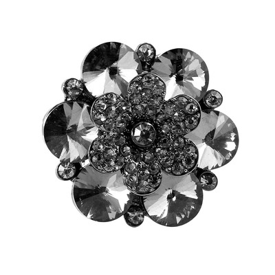 高档奢华裘皮羊绒水晶纽扣