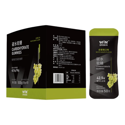 台湾WiNSPORTS能量凝胶软糖威赢碳水软糖马拉松骑行铁三运动补给