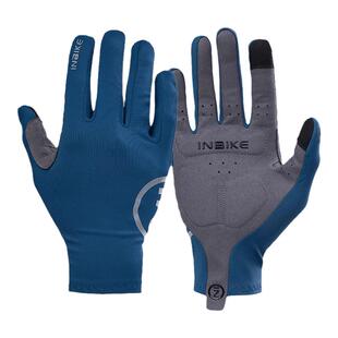 INBIKE长指骑行手套春秋季全指运动透气减震公路自行车山地车男女
