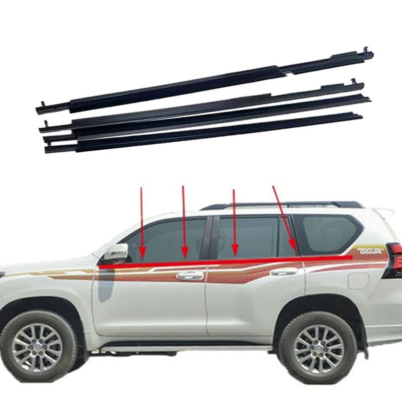 陆地巡洋舰霸道普拉多兰德酷路泽车门窗玻璃挡水外水切外压条