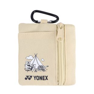YONEX尤尼克斯羽毛球网球收纳零钱包yy简约可爱挂件AC013056CR