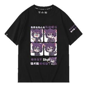 休闲宽松纯棉情侣短袖