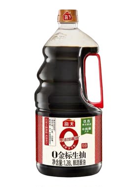 海天金标生抽1.28L特级零添加