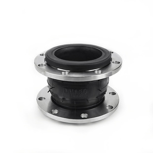 304不锈钢法兰KXT型橡胶软接头管道避震喉橡胶软连接法兰DN50 100