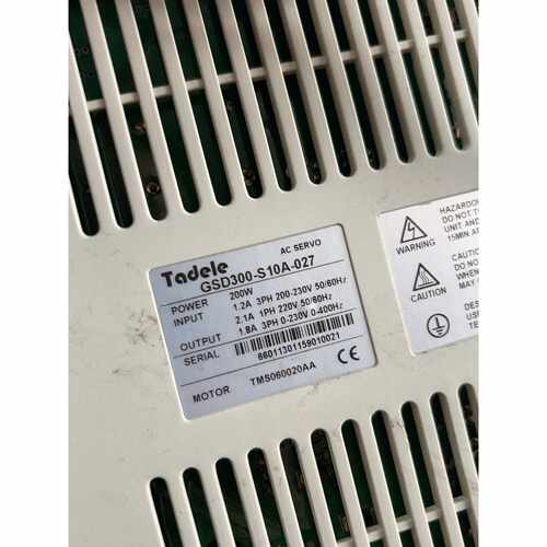 议价Tadele泰德奥GSD300S伺服驱动器拆机件功能包维修