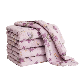 珊瑚绒抹布厨房洗碗布吸水加厚加大不掉毛去油污清洁专用布耐用