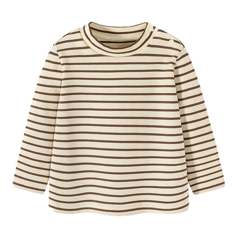 迷你巴拉巴拉男女童亲子长袖T恤2025秋冬季儿童半高领百搭打底衫