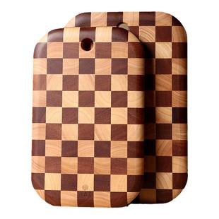 原森太棋盘格小菜板水果切板案板抗菌防霉家用砧板宝宝辅食板粘板