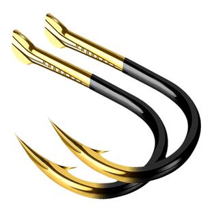 正品进口钨钢黑金鱼钩散装大物专用钩加强伊势尼伊豆新关东钓鱼钩