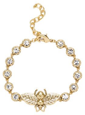 中古欧美锆石手链女重工做旧小众