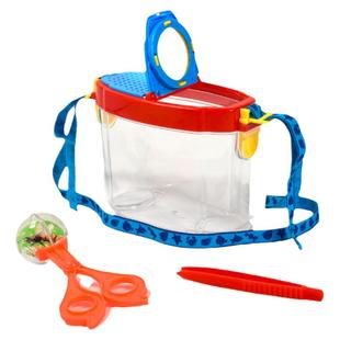 户外探索放大镜儿童昆虫收集器采集箱捕捉工具蝴蝶网笼昆虫观察盒