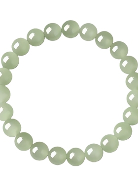 玺晶级天然晴水和田玉手串圆珠