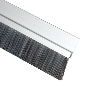 工业毛刷条清洁机械软毛尼龙丝防尘密封毛刷条耐磨铝合金尼龙条刷