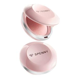 程十安诗佩妮腮红盘收缩色膨胀色杏色女晒红提亮高光修容膏哑光