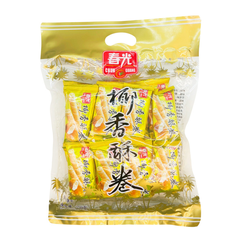 春光椰香酥卷夹心卷椰子味
