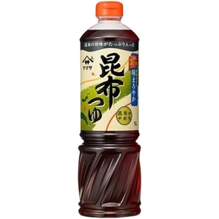 现货日本 山字YAMASA昆布酱油 3倍浓缩 大酱海鲜调味汁1L面汁蘸汁