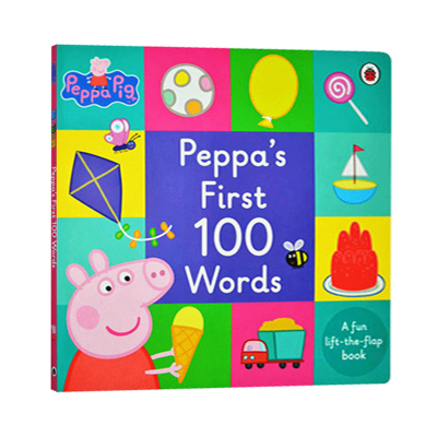 小猪佩奇100个入门单词英文绘本