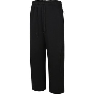 滔搏NIKE耐克男子双面针织宽松直筒长裤休闲运动裤HV6542-010