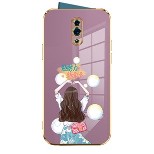 适用opporeno手机壳oppo保护renoz硅胶套reon全包ren0z防摔越幸运opopreno1电镀软壳opporeonz男0pp0创意女款