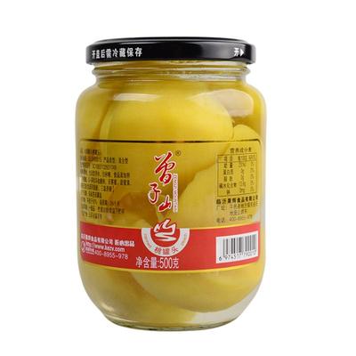曾子山黄桃罐头梨椰果什锦自制