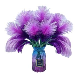 丝带芦苇花简约新款手工编织花束材料包彩带仿真花DIY幼儿园落地