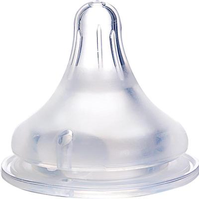 奶嘴通用型柔软仿真母乳实感宝宝硅胶十字孔宽口径奶嘴瓶配件