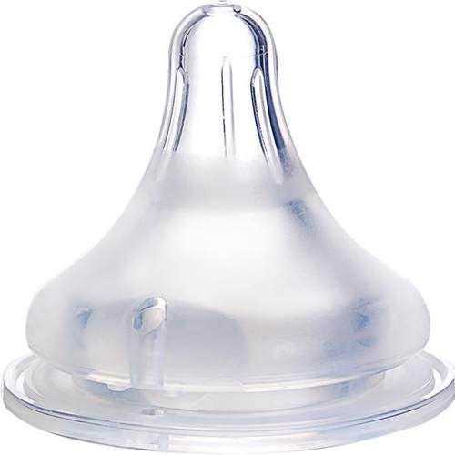 奶嘴通用型柔软仿真母乳实感宝宝硅胶十字孔宽口径奶嘴瓶配件