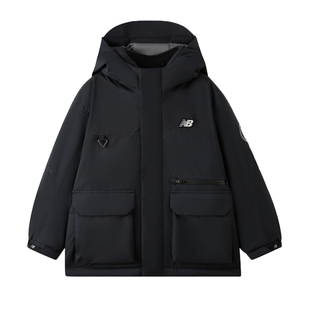 New Balance NB童装25冬款男女童儿童中长款鹅绒服羽绒服7PF44023