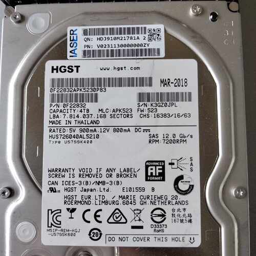 （请询价）日立4T7K6000HUS726040AL5210S