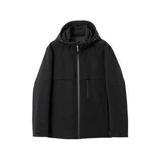 轻暖无界 全域穿行 冬季男士95白鹅绒都市通勤羽绒服短款鹅绒服男