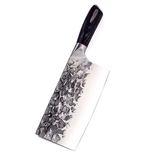 楚家刀炮弹壳钢刀手工锻打家用剁肉菜刀厨师斩切金门切片刀具大全