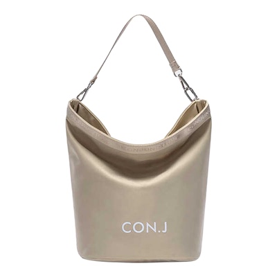 后厚实皮质很软收纳包