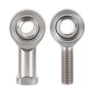304不锈钢气缸鱼眼接头轴承杆端关节拉杆316材质万向节内外SSI8