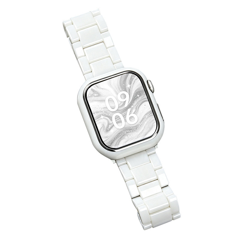 匠戴适用iWatch凉感三珠陶瓷表带